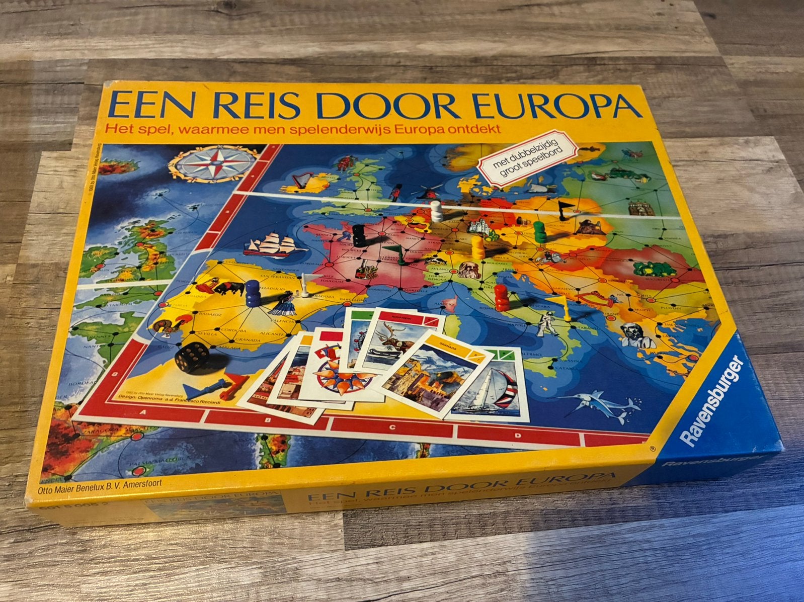 Een Reis door Europa, Hobby en Vrije tijd, Gezelschapsspellen | Bordspellen, Ophalen of Verzenden, Gebruikt