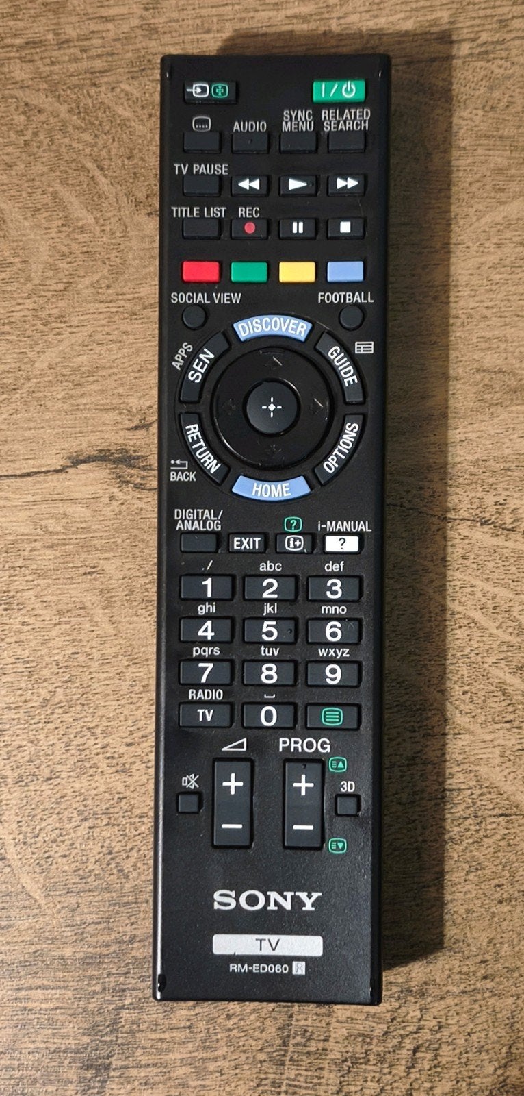 Sony RM-ED060 TV Afstandsbediening, Ophalen of Verzenden, Gebruikt, Origineel, Tv