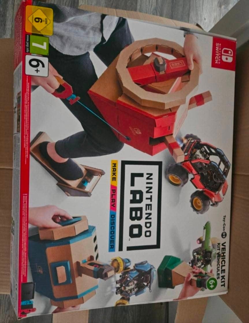 Spel + Nintendo Labo Vehicle Kit - Bouw en Speel!, Spelcomputers en Games, Ophalen, Zo goed als nieuw, Zonder controller, Switch Original