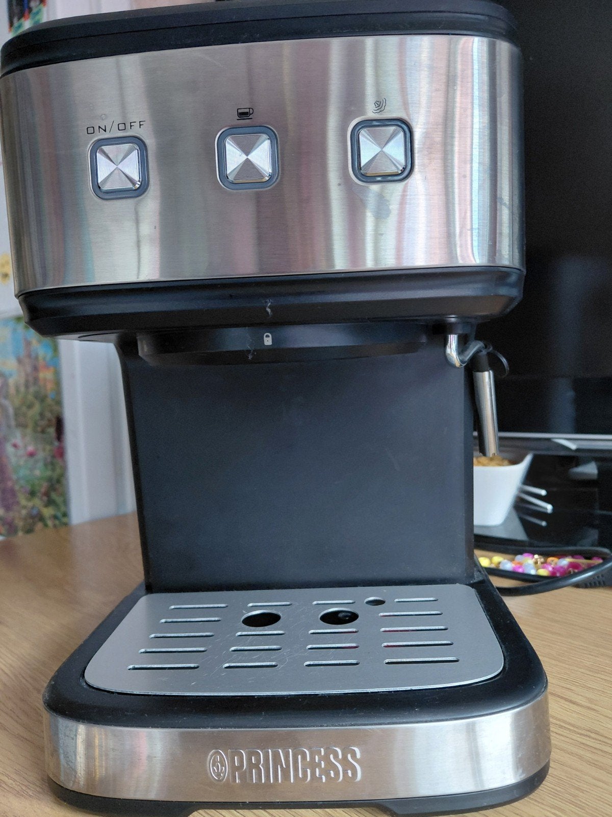 Princess 249413 Espresso- en Capsulemachine – Complete set!, Ophalen, Afneembaar waterreservoir, Koffiemachine, Gemalen koffie