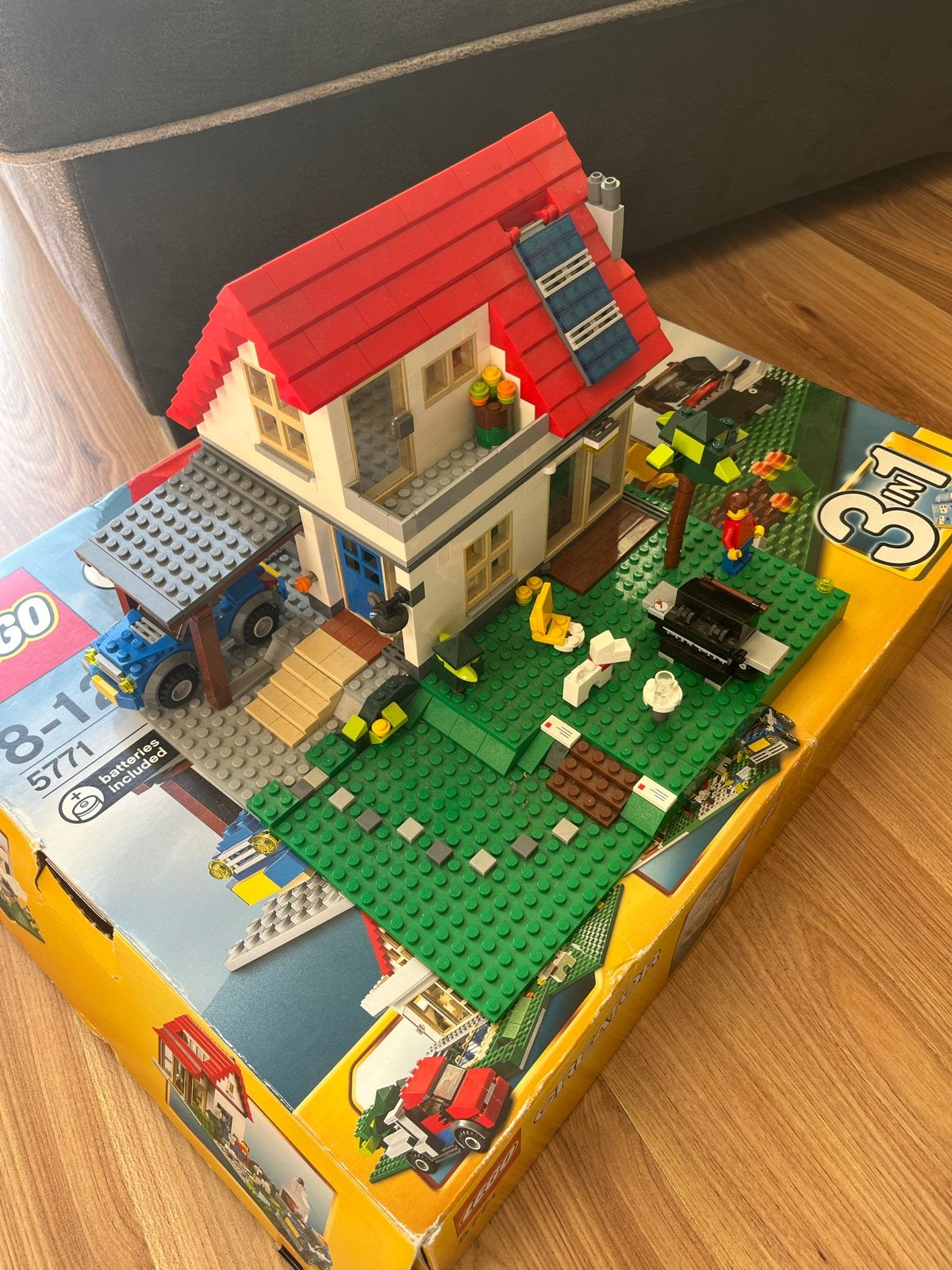 LEGO Creator 5771: Compleet huis met garage en tuin, Kinderen en Baby's, Speelgoed | Duplo en Lego, Gebruikt, Lego, Ophalen of Verzenden