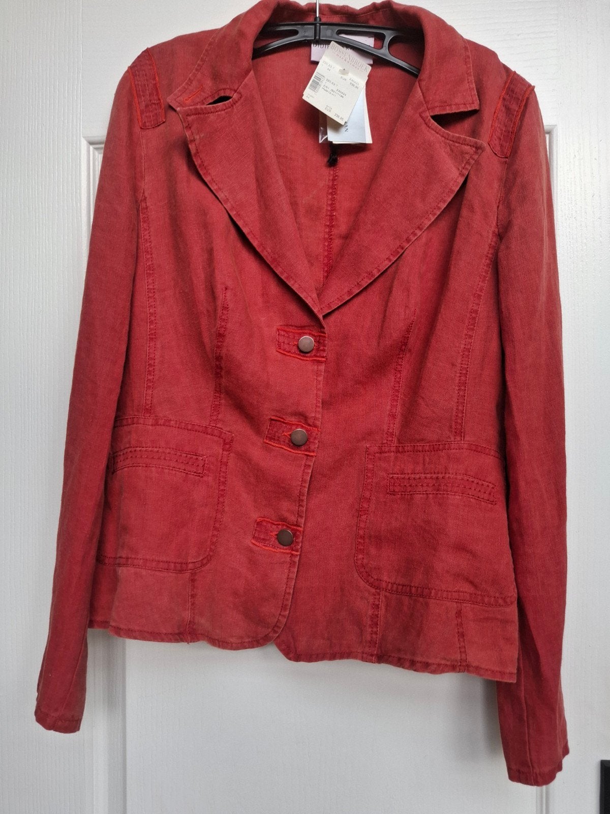 Linnen jasje/korte blazer maat 44, Ophalen of Verzenden, Nieuw, Maat 42/44 (L), Bruin