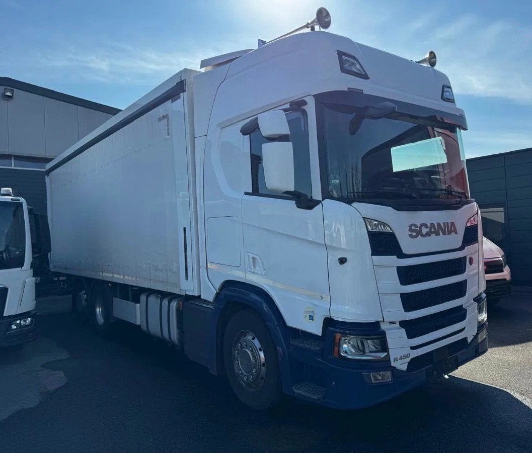 Scania R450 NGS Schuifzeil Steering Axle Retarder 2500kg LBW, Auto's, Automaat, Euro 6, Scania, Wit