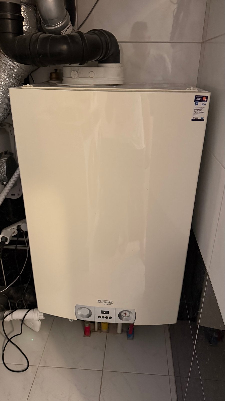 Remeha Avanta CW6 CV-ketel met boiler, Ophalen, Hoog rendement (Hr), Cv-ketel of Combi-ketel, Zo goed als nieuw