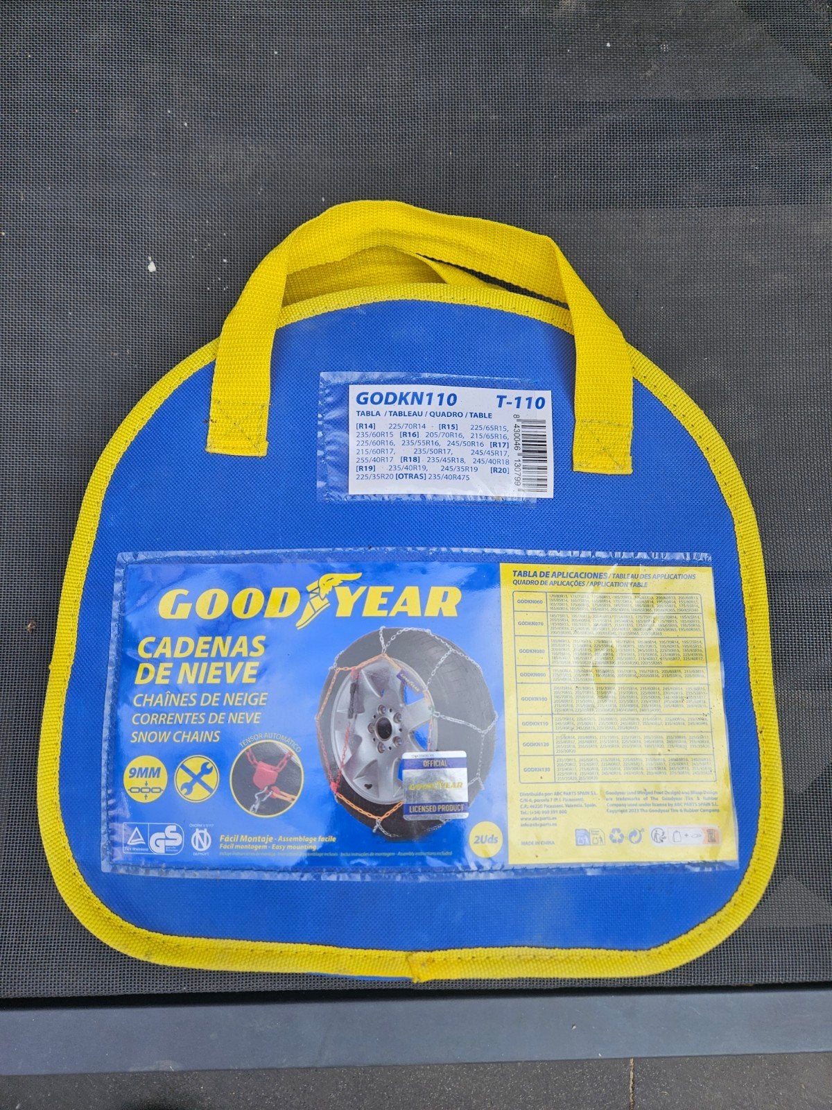Goodyear T-110 Sneeuwkettingen - Nooit gebruikt, Auto diversen, Ophalen of Verzenden, Nieuw
