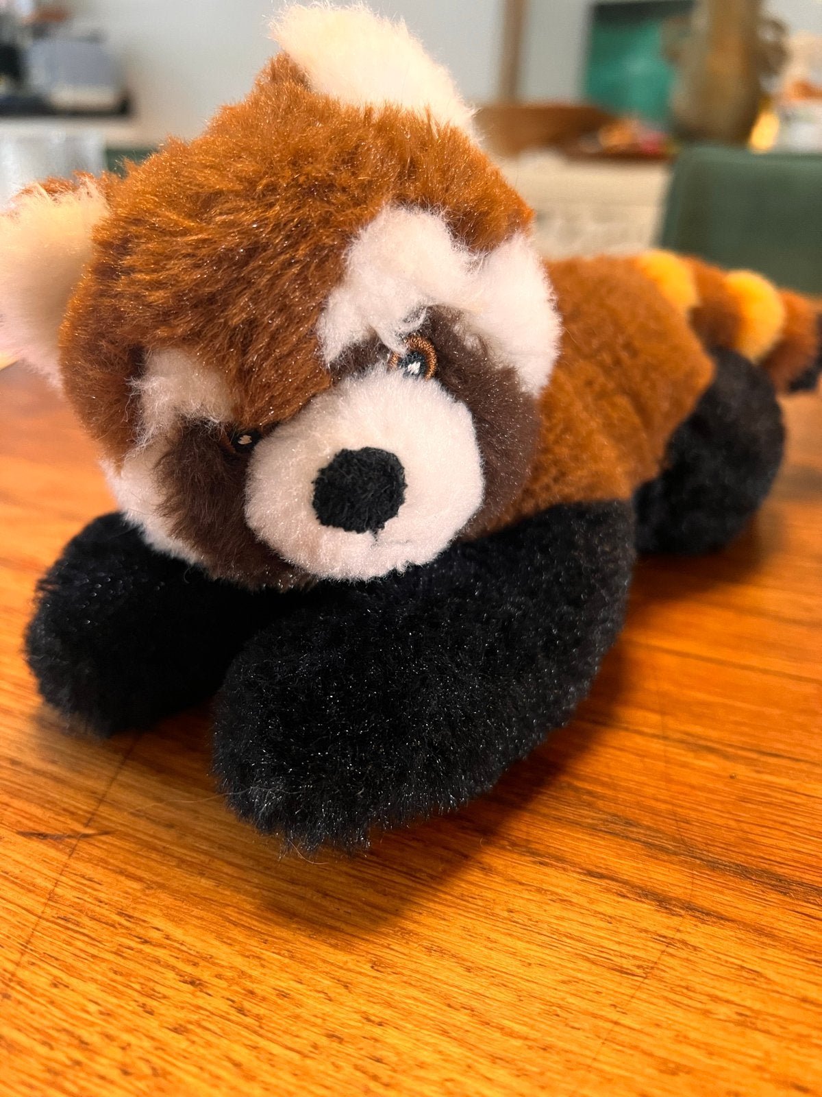 Schattige rode panda knuffel - Zo goed als nieuw, Ophalen, Gebruikt, Overige merken, Overige karakters