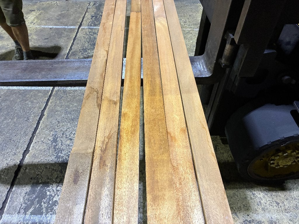 Hardhouten Planken schuttingdelen wandplank 20x65mm € 1,09m1, Ophalen, Planken, Nieuw, Hardhout