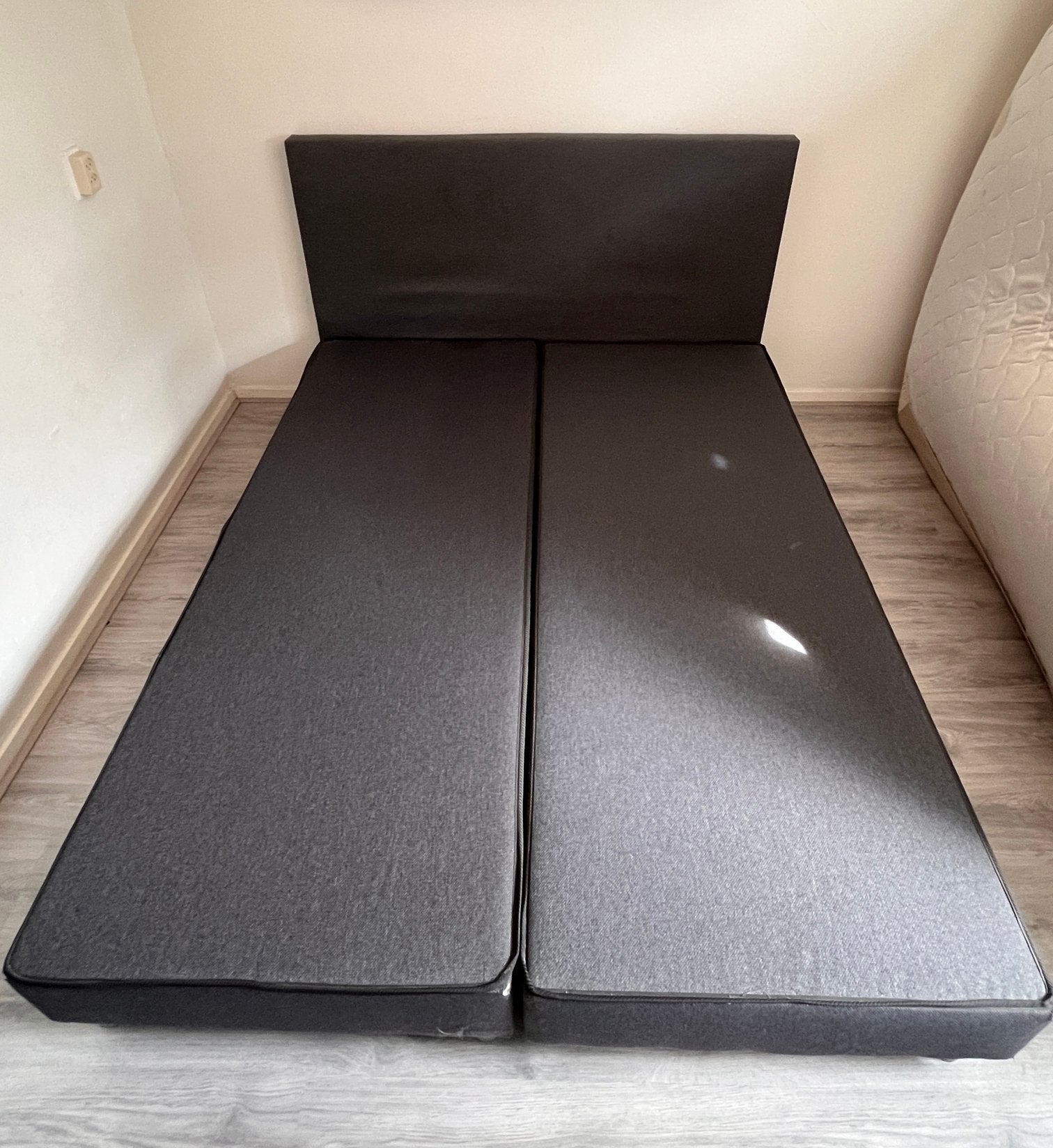 Gratis Boxspring onderstel 160x200, Gebruikt, Tweepersoons, Ophalen of Verzenden, 200 cm
