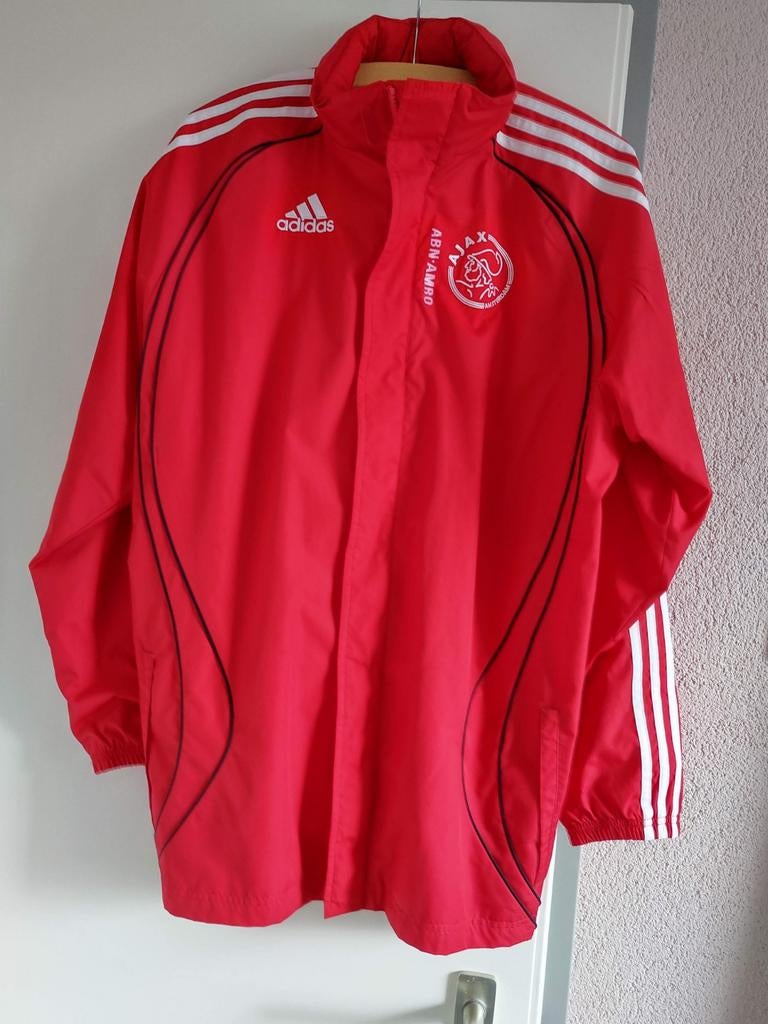 Te koop: Regenjack Ajax., Kleding | Heren, Sportkleding, Maat 52/54 (L), Ophalen of Verzenden, Adidas, Voetbal