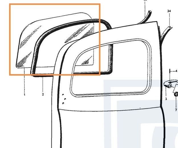 Volvo Achterruit DUETT verwarmd linker achterdeur Volvo onde, Ophalen of Verzenden, Nieuw, Volvo