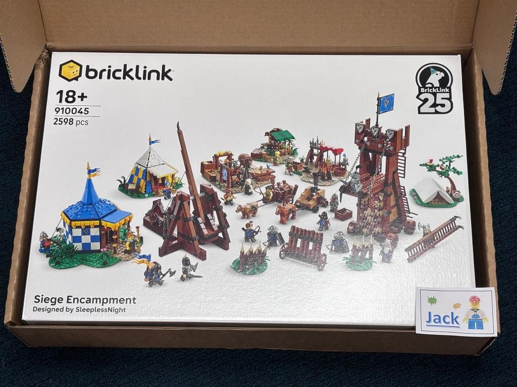 Bricklink  set 910045 Siege Encampment     nieuw!!!!!!!!!, Ophalen, Lego, Nieuw, Compleet