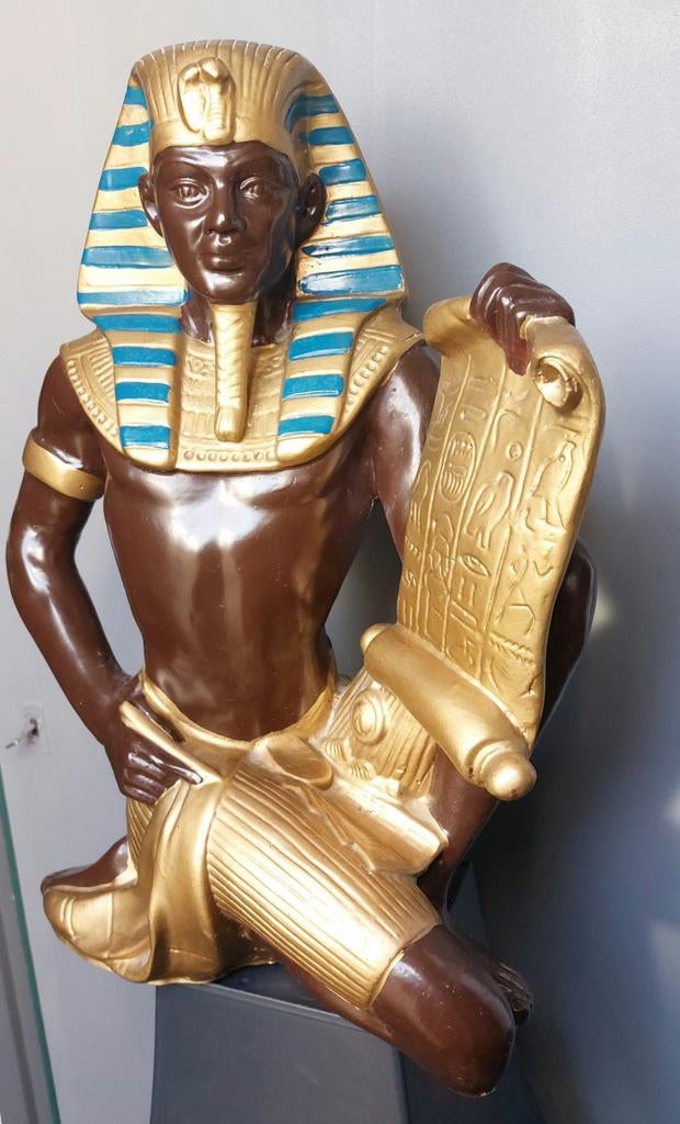 Egyptische Farao Beeld, Ophalen of Verzenden