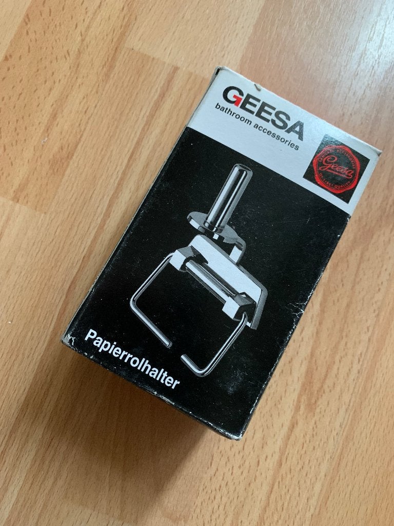 Geesa toiletrolhouder, Ophalen of Verzenden, Nieuw, Wit, Overige typen