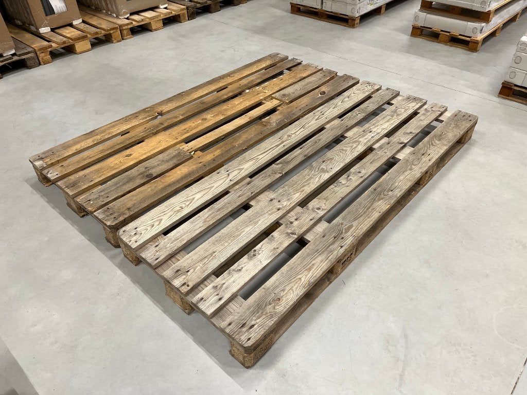 2 nette IKEA blokpallets van 200cm x 80cm, Minder dan 25 mm, Ophalen of Verzenden, Zo goed als nieuw, 200 tot 250 cm
