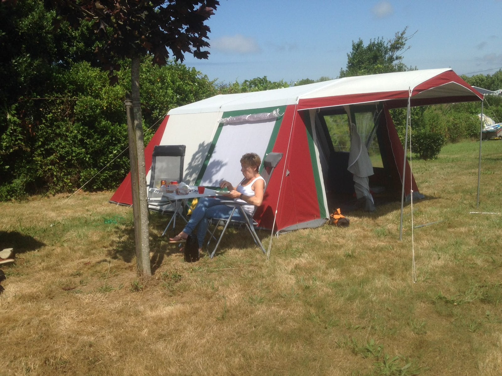 Tent, Ophalen, Gebruikt