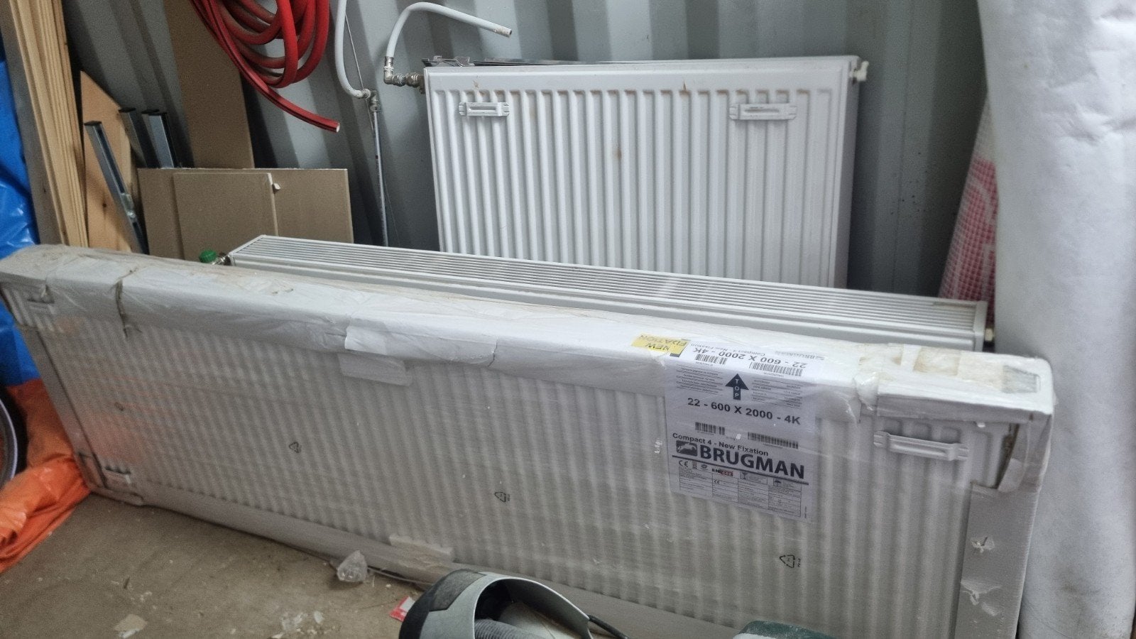 Brugman radiator 22 - 600x2000 4k compact 4, Ophalen, 30 tot 80 cm, Radiator, Nieuw