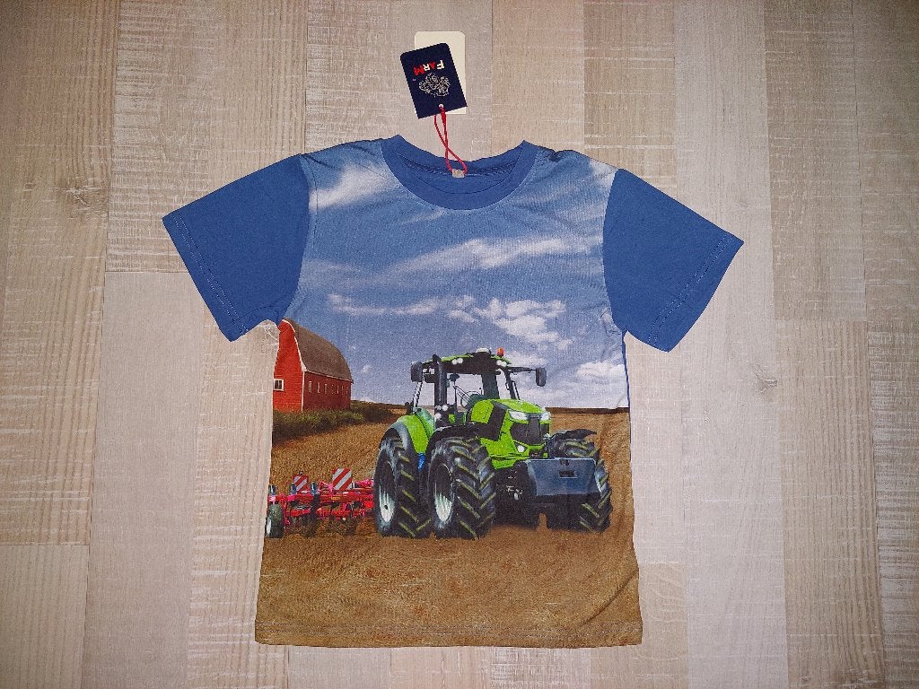 Maat 92 NIEUW tractor shirt, ., Jongen of Meisje, Nieuw, Ophalen of Verzenden