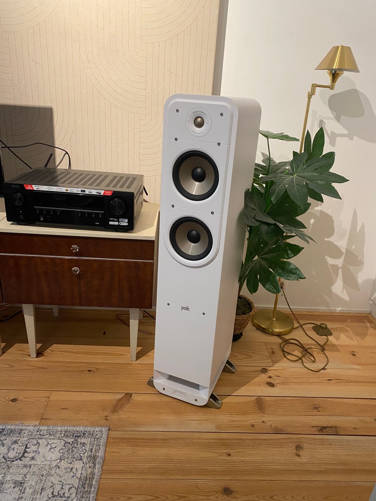 2x Polk Signature ES55 Elite + 1x Polk ES30 Center Speaker, Zo goed als nieuw, Surroundset zonder subwoofer, 120 watt of meer