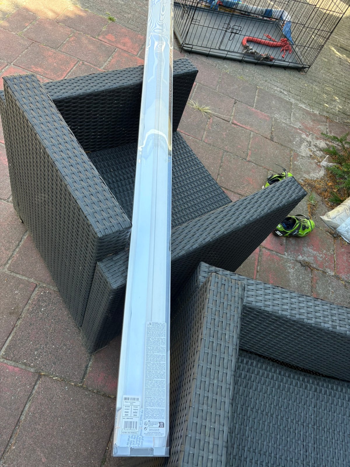 Te koop Plissé gordijn 158 cm breed en 140 cm hoog, Ophalen, Zo goed als nieuw