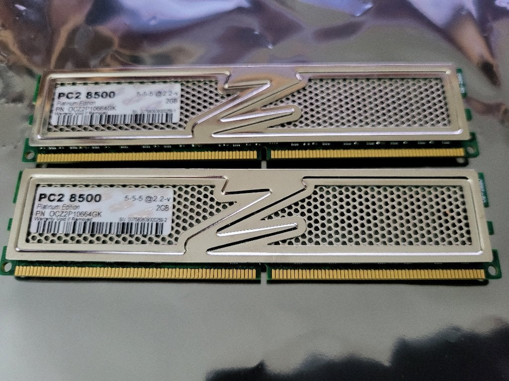 DDR2 memory 4GB OCZ, Ophalen of Verzenden, Zo goed als nieuw, DDR2, Desktop