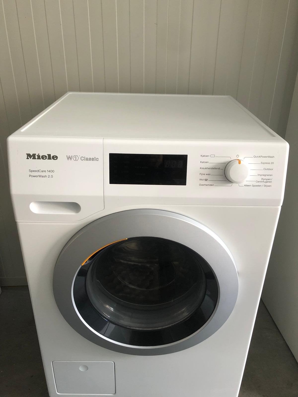 Miele wasmachine 8kg 1400tpm in top staat A+++, 1200 tot 1600 toeren, 8 tot 10 kg, Ophalen of Verzenden, Zo goed als nieuw