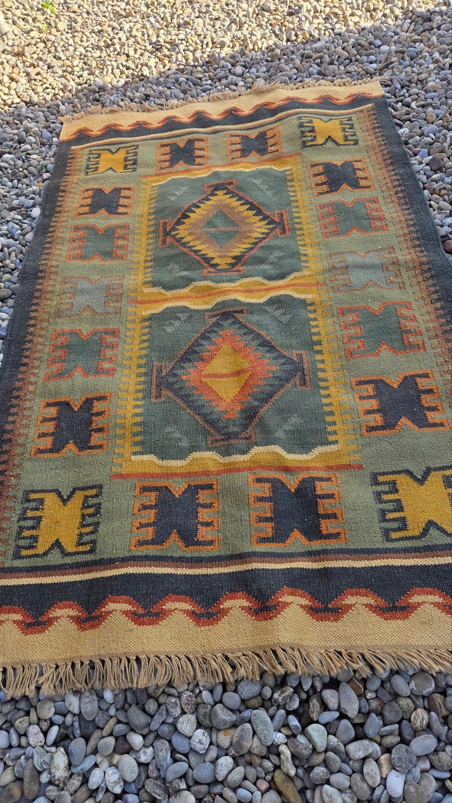 prachtige Perzische kelim handgeknopt 200x125, Huis en Inrichting, Ophalen of Verzenden, Zo goed als nieuw, Rechthoekig, 200 cm of meer