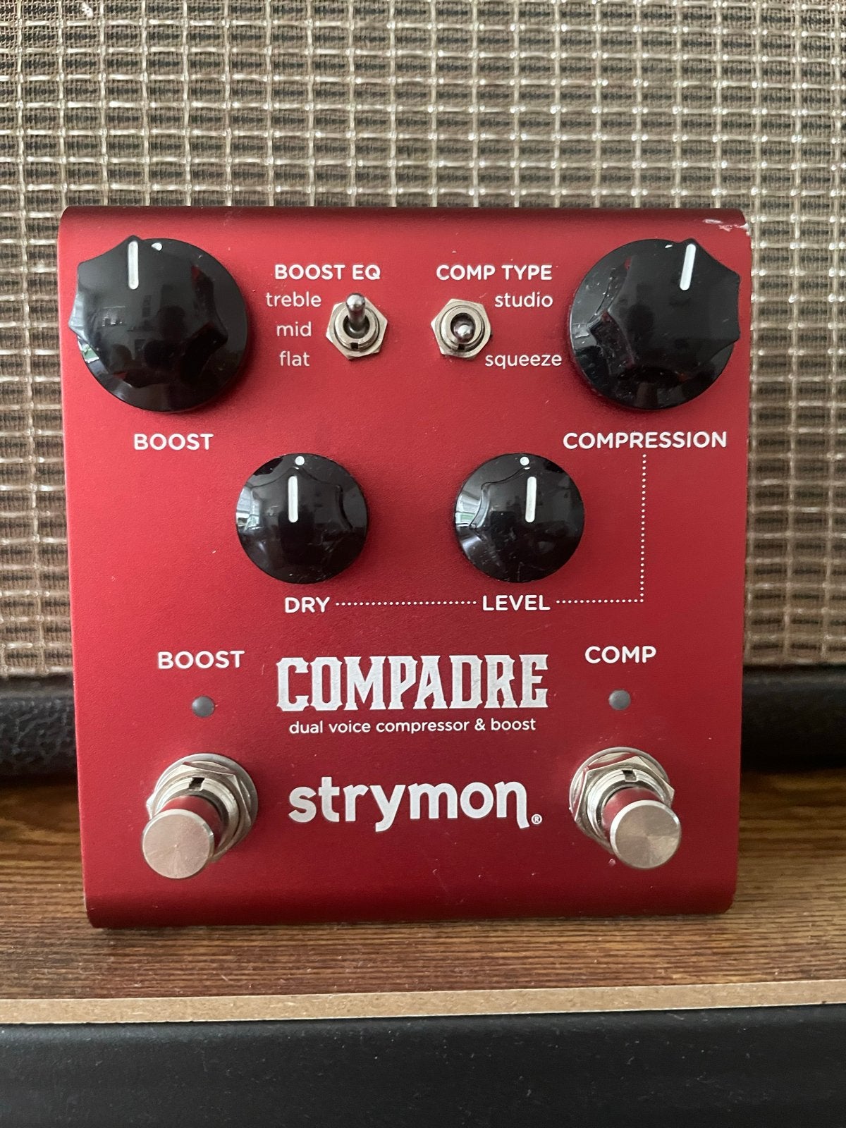 Strymon Compadre Dual Voice Compressor & Boost Pedaal, Muziek en Instrumenten, Effecten, Ophalen of Verzenden, Gebruikt, Compressor