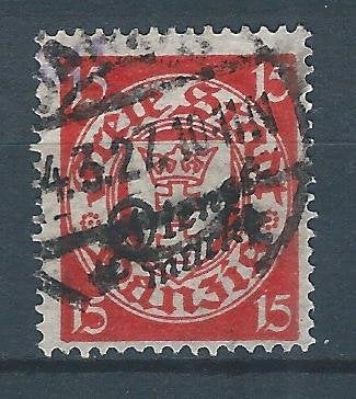 C854 – Duitsland - Danzig – Dienst MiNr 44 (gestempeld), Ophalen of Verzenden, Duitse Keizerrijk, Gestempeld