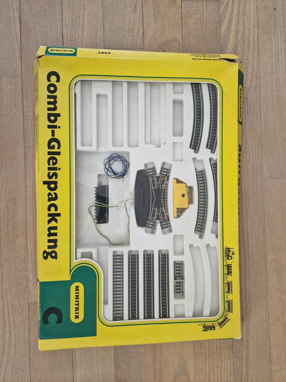 Minitrix Startset Combi-Gleispackung, Hobby en Vrije tijd, Ophalen of Verzenden, Gebruikt, Rails, Trix