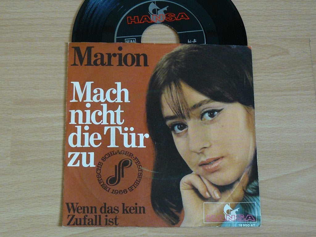 single Marion * Mach nicht die Tur zu, Verzenden, Gebruikt, Pop