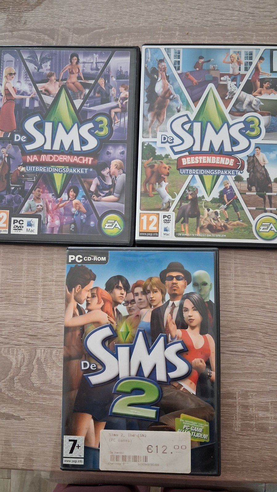 Sims spellen, Ophalen, Gebruikt, 1 speler, Vanaf 12 jaar