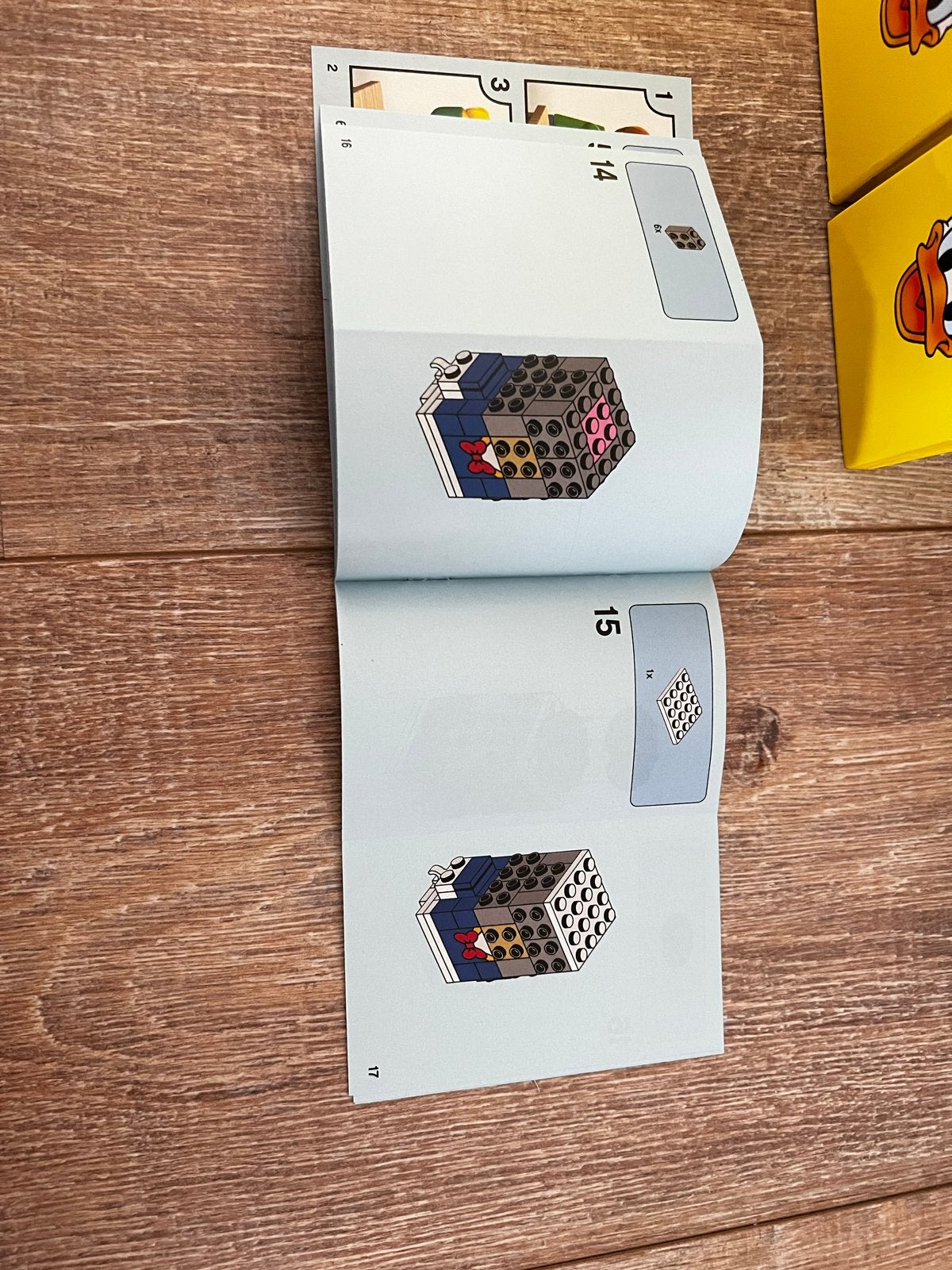 LEGO BrickHeadz 40377 Donald Duck - Zo goed als nieuw, Ophalen of Verzenden, Zo goed als nieuw
