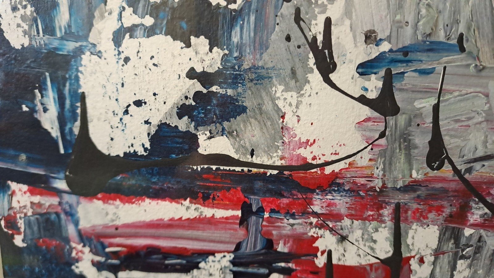 Prachtig abstract schilderij van Jan Weijers, gesigneerd, Ophalen of Verzenden