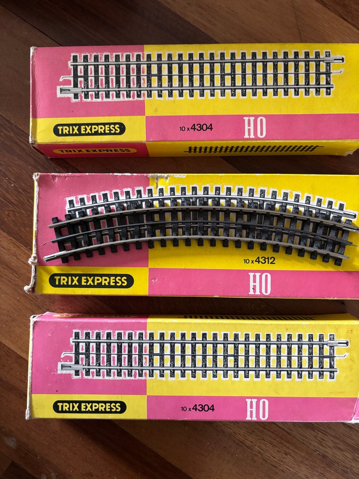 Trix Express HO Rails - Recht en Gebogen Spoor, Gebruikt, Gelijkstroom, Trix, Rails