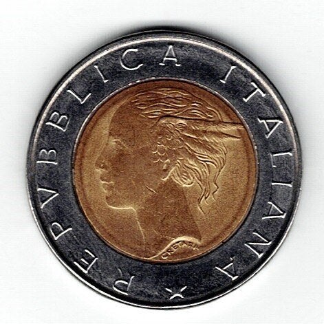 23-2133 Italie 500 lire 1995, Ophalen of Verzenden, Italië, Losse munt