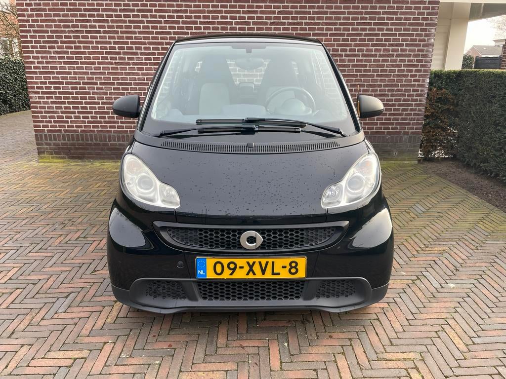 Smart ForTwo 1.0 45KW Coupe MHD AUT 2012 Zwart, Auto's, Smart, Automaat, Achterwielaandrijving, 18 €/maand, 61 pk