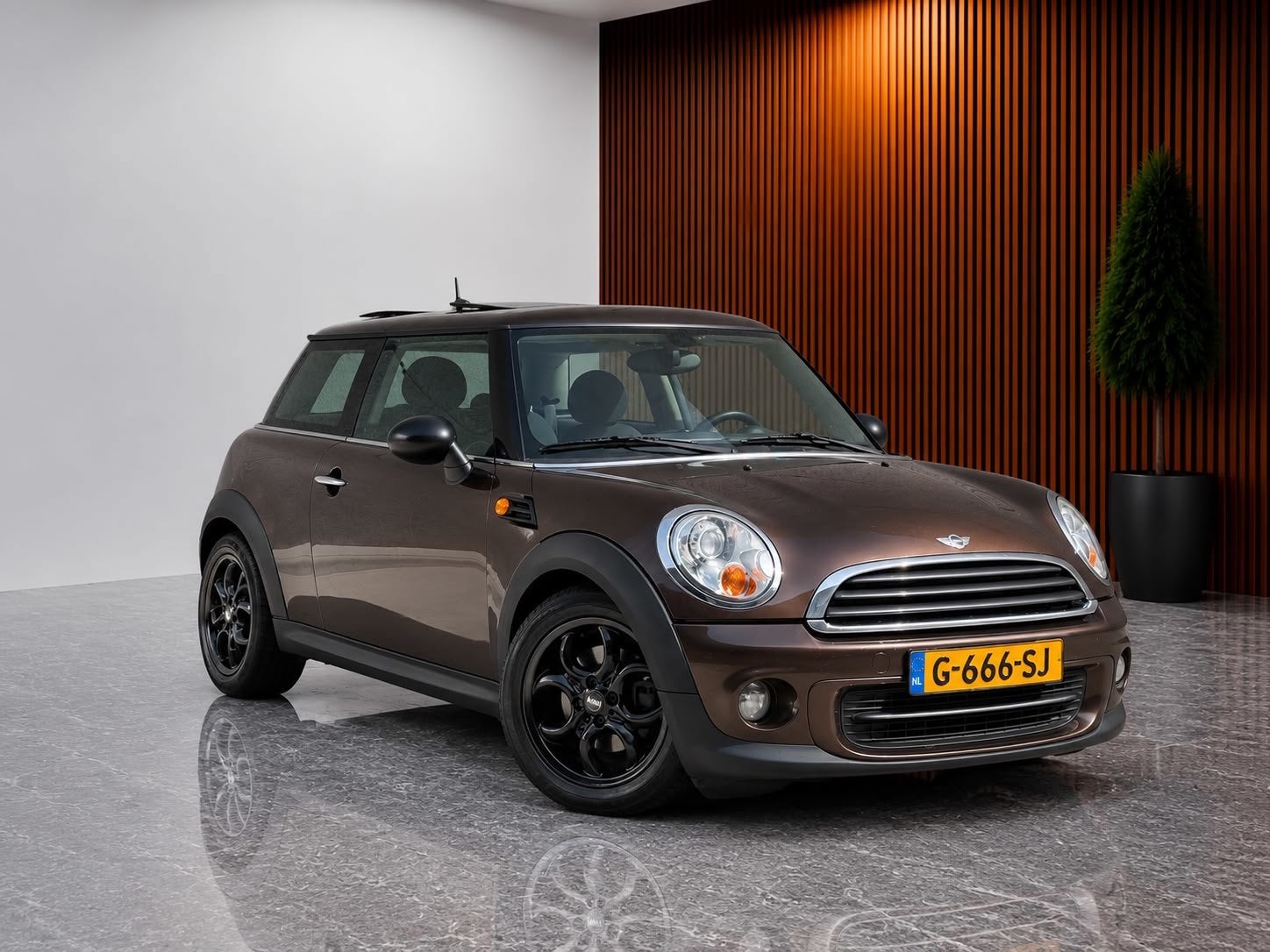 Mini 3-Deurs 1.6 One Salt MOKKA (PANORAMADAK, PARKEERSENSORE, Auto's, Voorwielaandrijving, Euro 5, Stof, Zwart