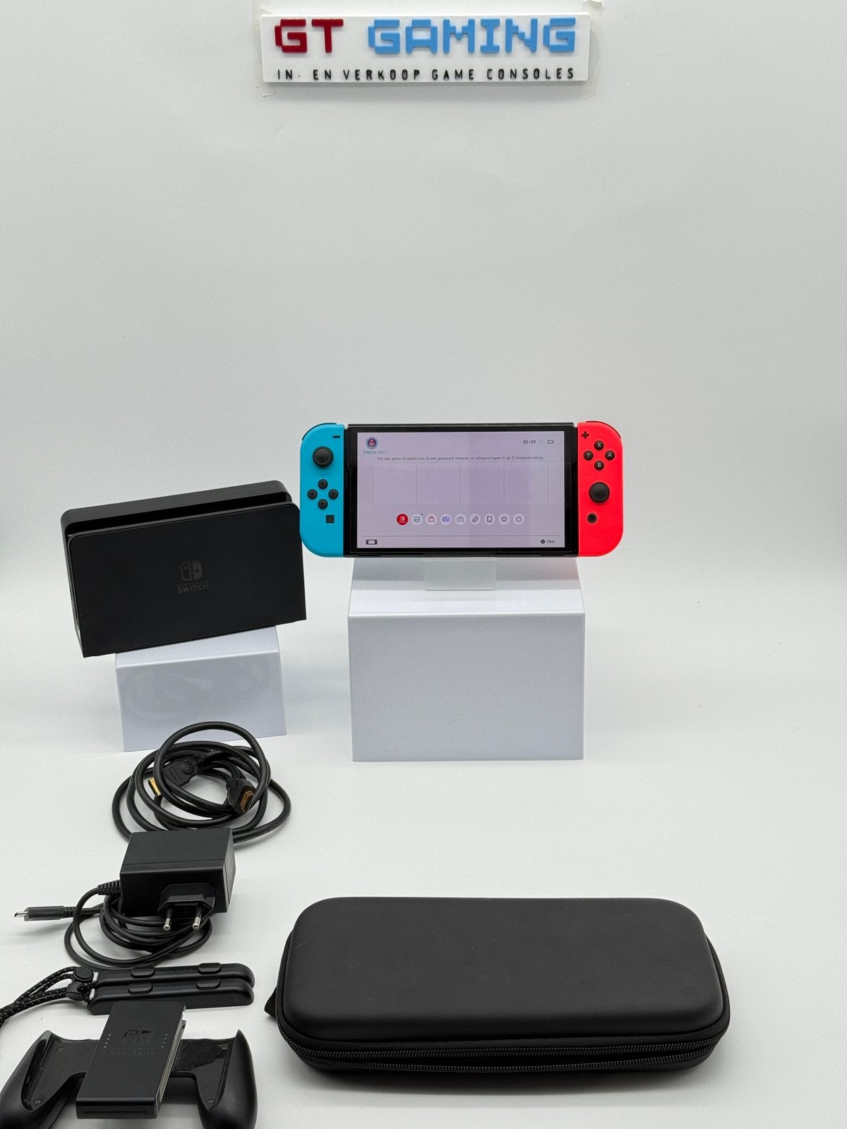 OLED NINTENDO SWITCH 2025 160GB + GARANTIE + TASJE, Met 2 controllers, Ophalen of Verzenden, Zo goed als nieuw, "