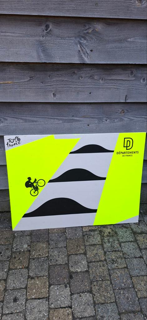 Originele Tour de France Routeborden, Ophalen, Gebruikt, Overige sporten, Overige typen