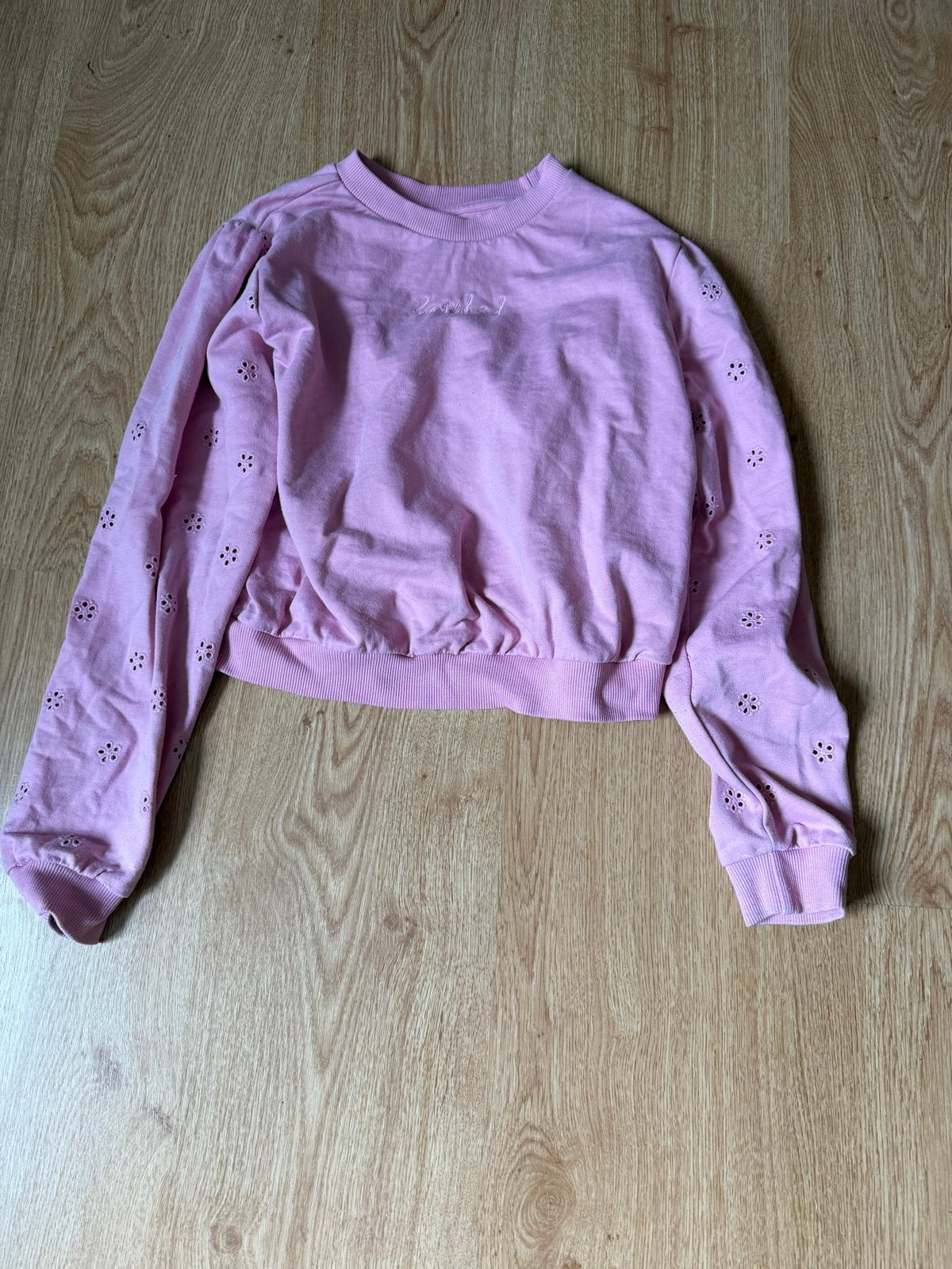 Roze trui - Maat 134/140, Verzenden, Gebruikt, Meisje, Trui of Vest