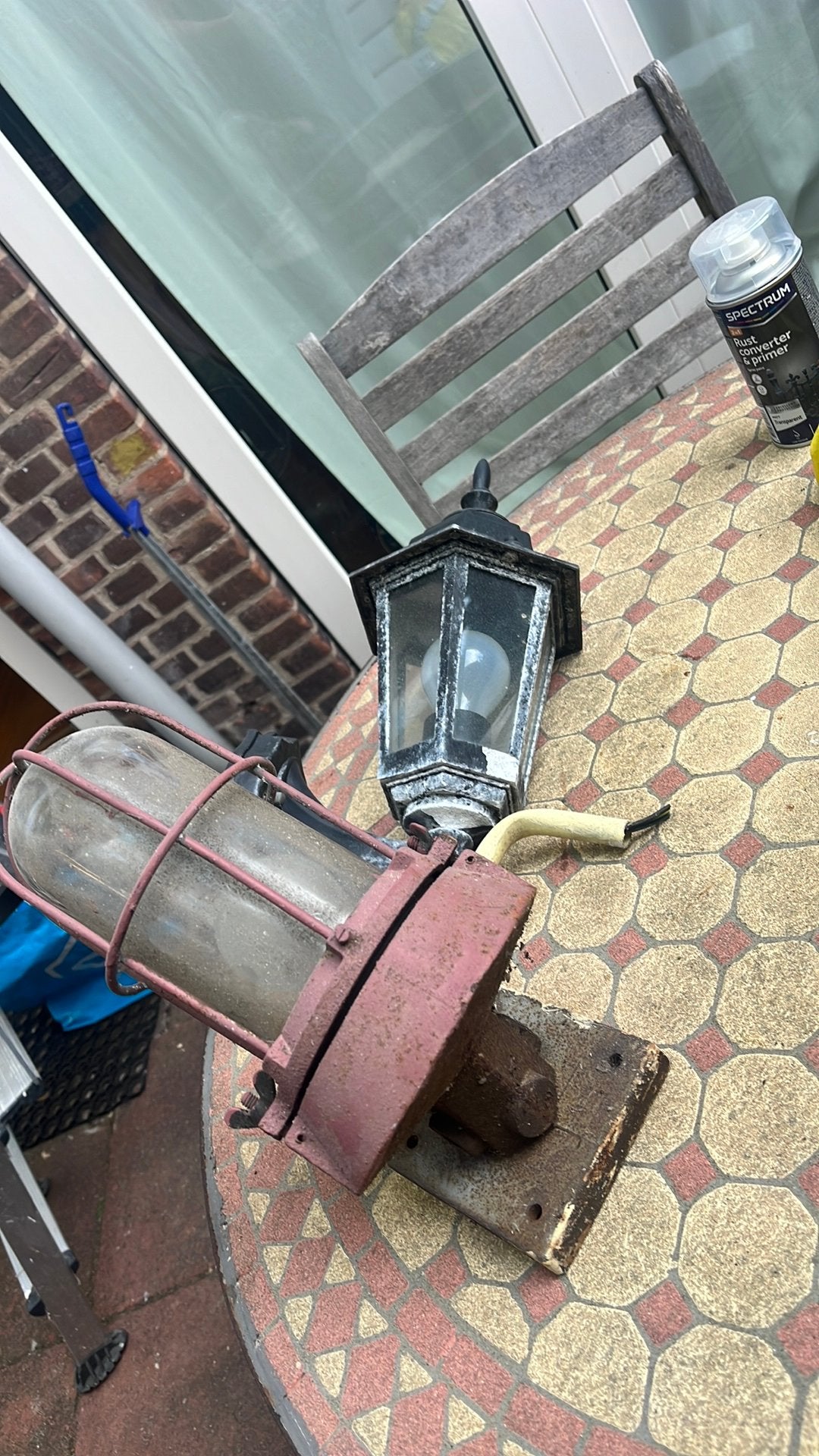 Vintage buitenlampen, Wandlamp, Ophalen of Verzenden, 50 tot 250 watt, Netvoeding