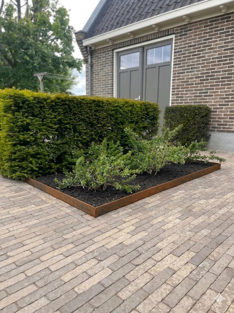 Cortenstaal borderrand 3m 15cm - Direct leverbaar!, Tuin en Terras, Bielzen en Borders, Overige materialen, Ophalen of Verzenden