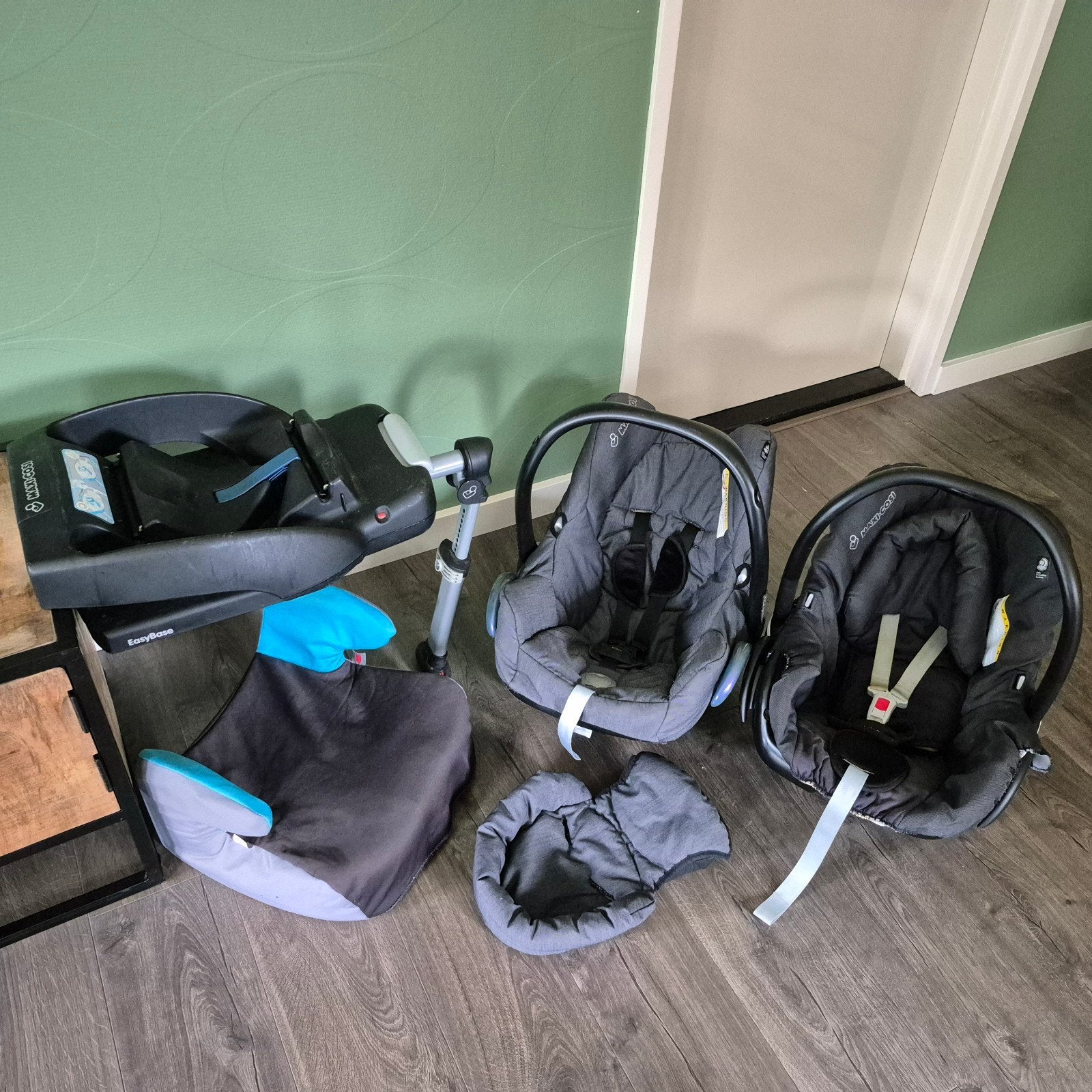 Maxi-Cosi EasyFix Isofix met auto stoel + 2 extra stoel, Ophalen, 15 t/m 36 kg, Maxi-Cosi, Isofix