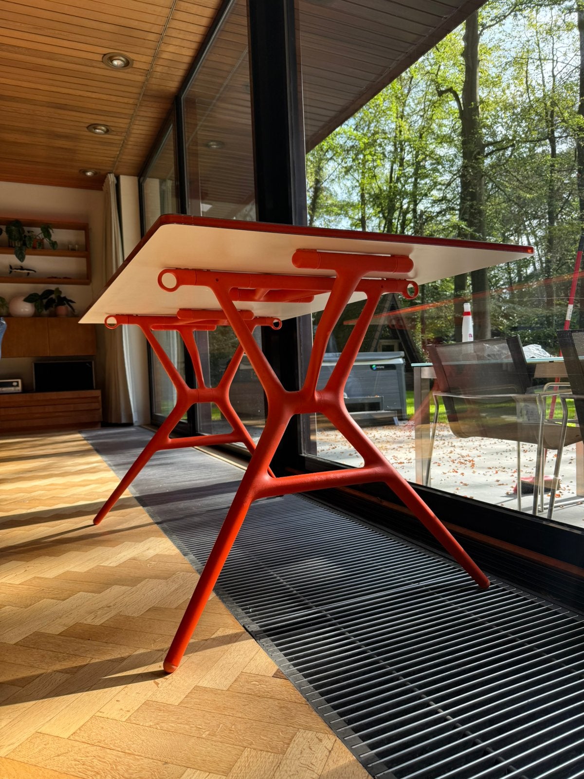 Kartell spoon design tafel opvouwbaar, Huis en Inrichting, Ophalen, Zo goed als nieuw, Rechthoekig, 50 tot 100 cm