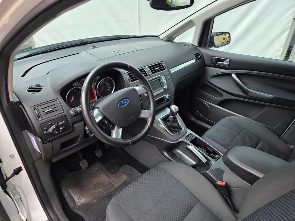 Ford C-Max 1.8-16V Titanium Flexifuel AIRCO/cruise, 125 pk, Gebruikt, 4 cilinders, Wit