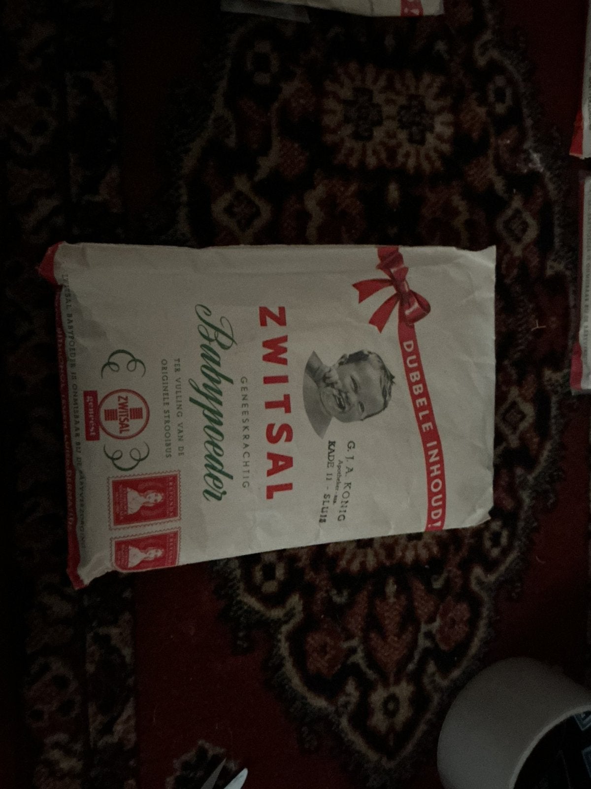 Zwitsal poederzak, Ophalen of Verzenden, Zo goed als nieuw