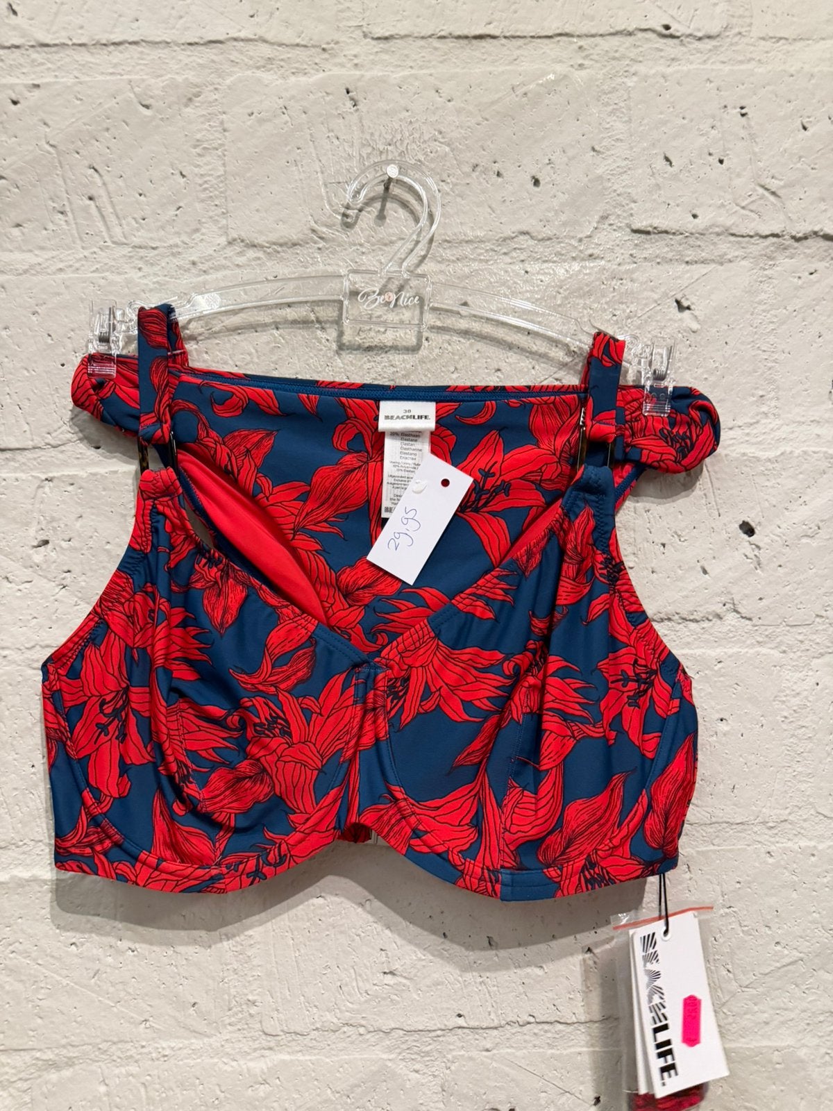 Beachlife bikini 40/ 80F slip 38 NIEUW!! Nu €35, Ophalen of Verzenden, Nieuw, Rood, Bikini