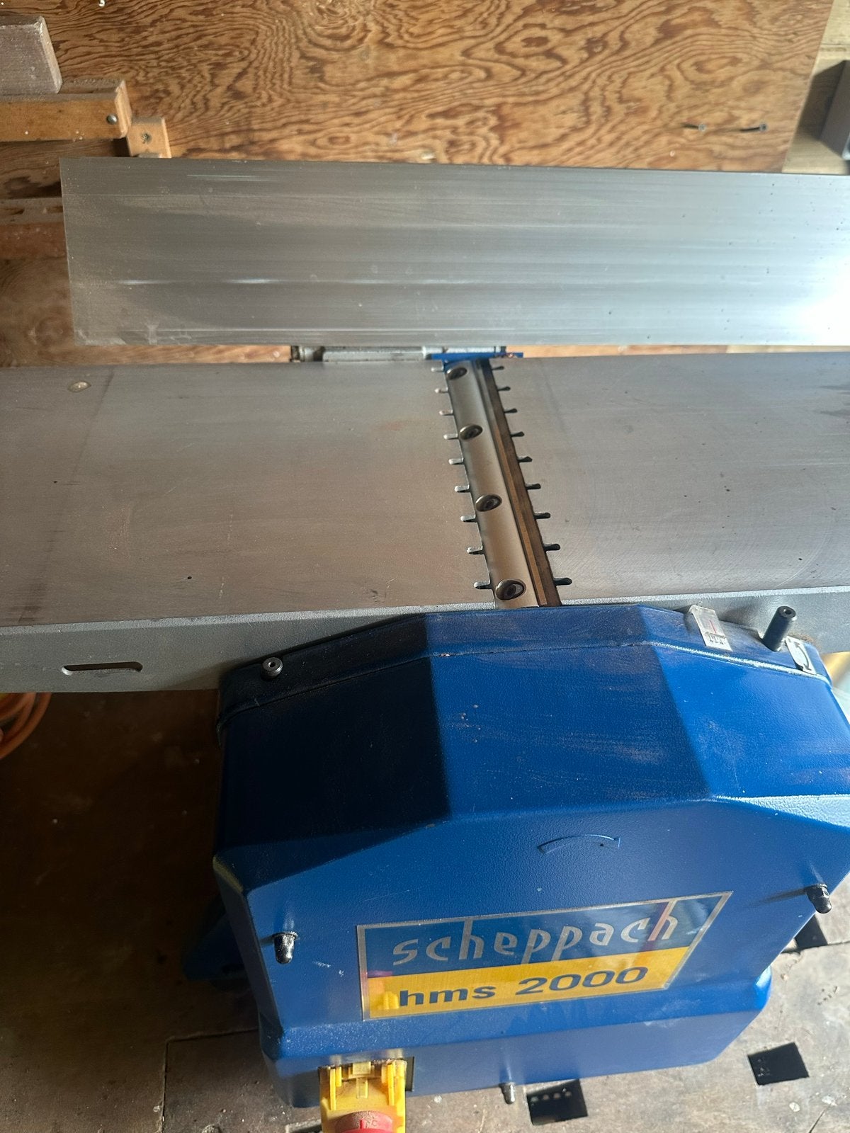 Scheppach HMS 2000 Schaafmachine met HA 1000 Afzuiger, Ophalen