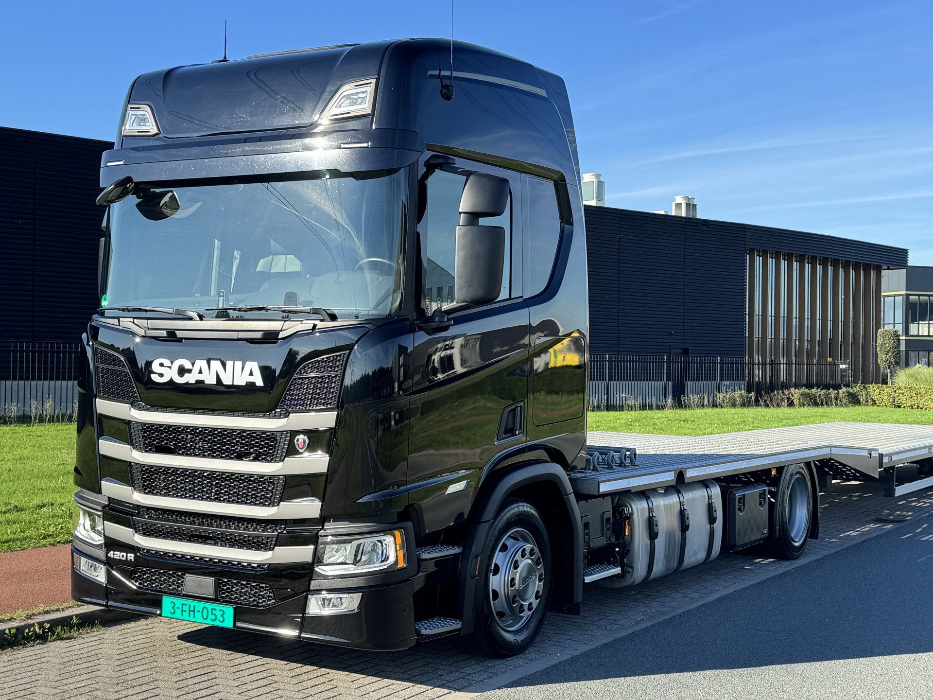 Scania R420 Campertransporter / Autotransporter / Caravantra, Auto's, Automaat, Dealer onderhouden, Achterwielaandrijving, Scania
