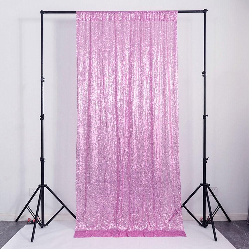 Paars Glitter Gordijn / Pailletten Achtergrond Bruiloft, Verzenden, Nieuw